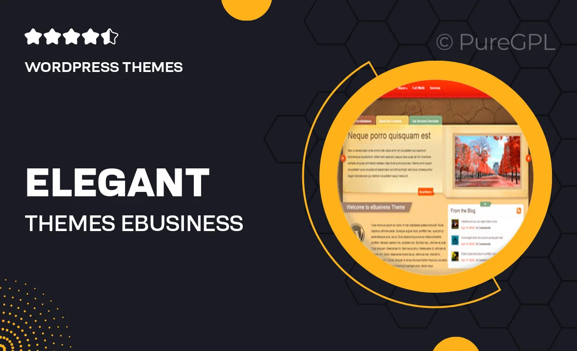 Elegant themes | eBusiness