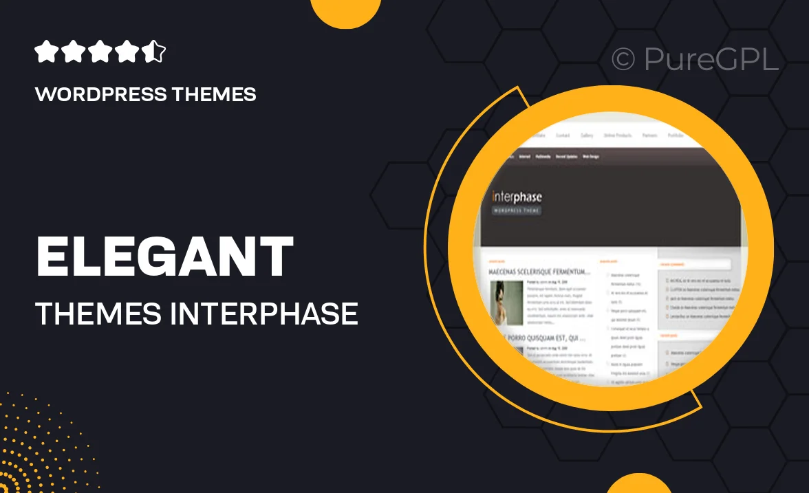 Elegant themes | Interphase