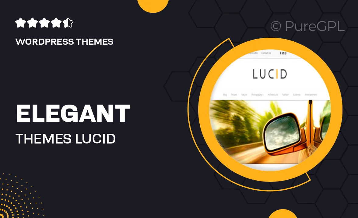 Elegant themes | Lucid