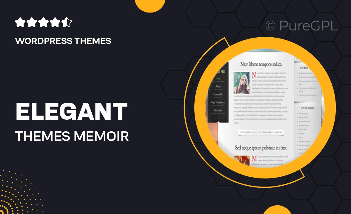 Elegant themes | Memoir