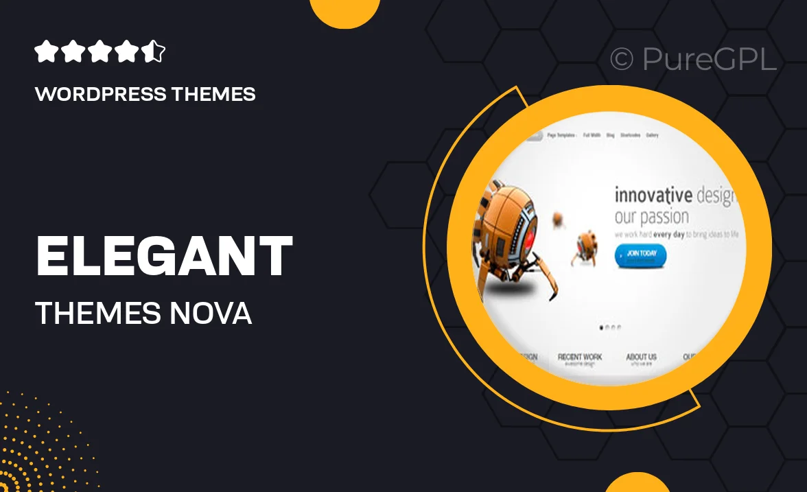 Elegant themes | Nova