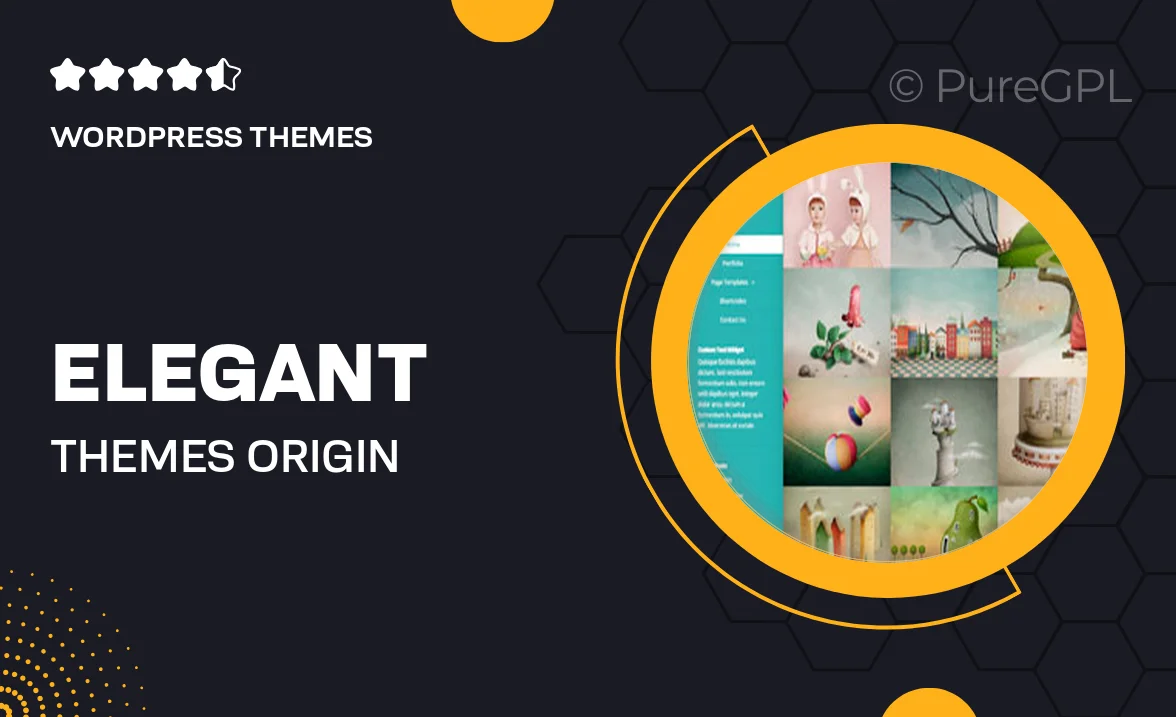 Elegant themes | Origin