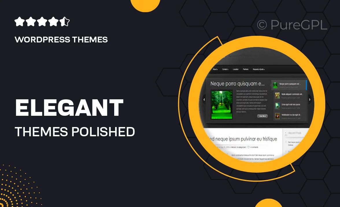 Elegant themes | Polished