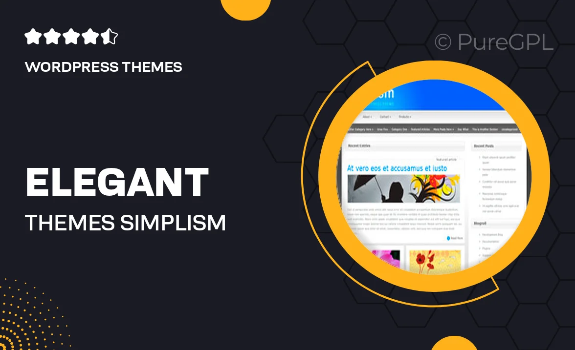 Elegant themes | Simplism