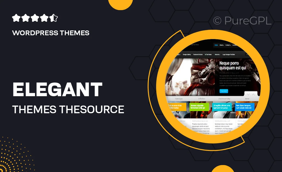 Elegant themes | TheSource