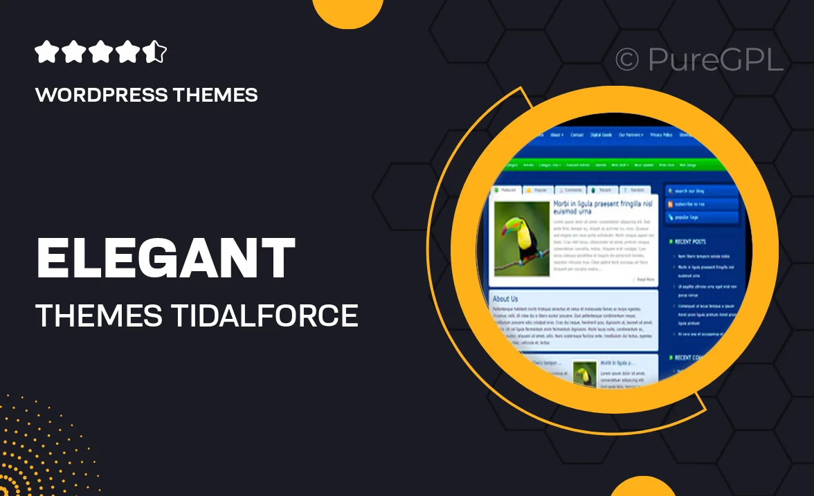 Elegant themes | TidalForce