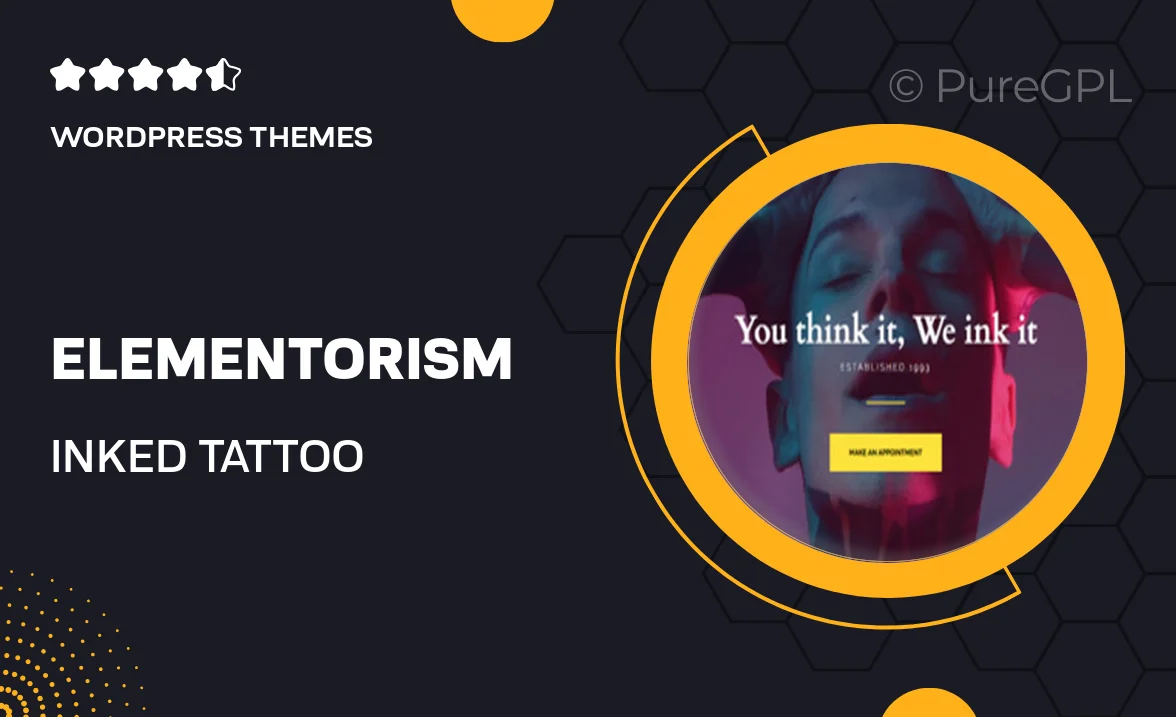 Elementorism | Inked – Tattoo Parlour