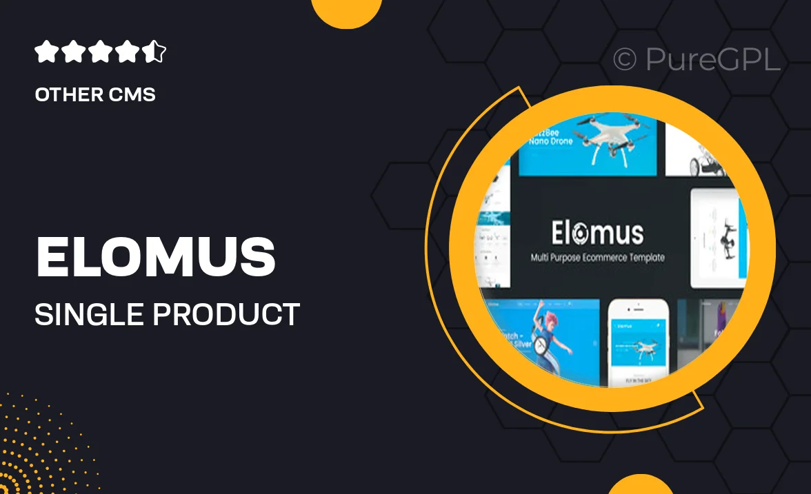 Elomus – Single Product Prestashop Theme