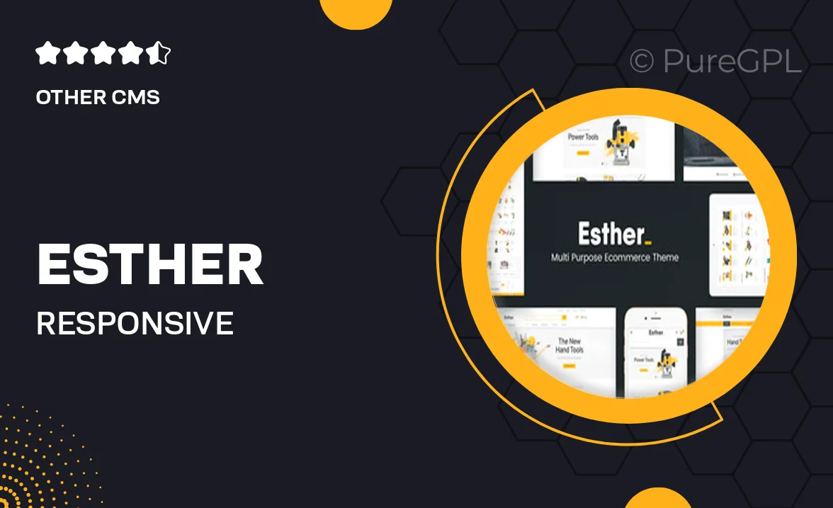 Esther – Responsive Prestashop Theme