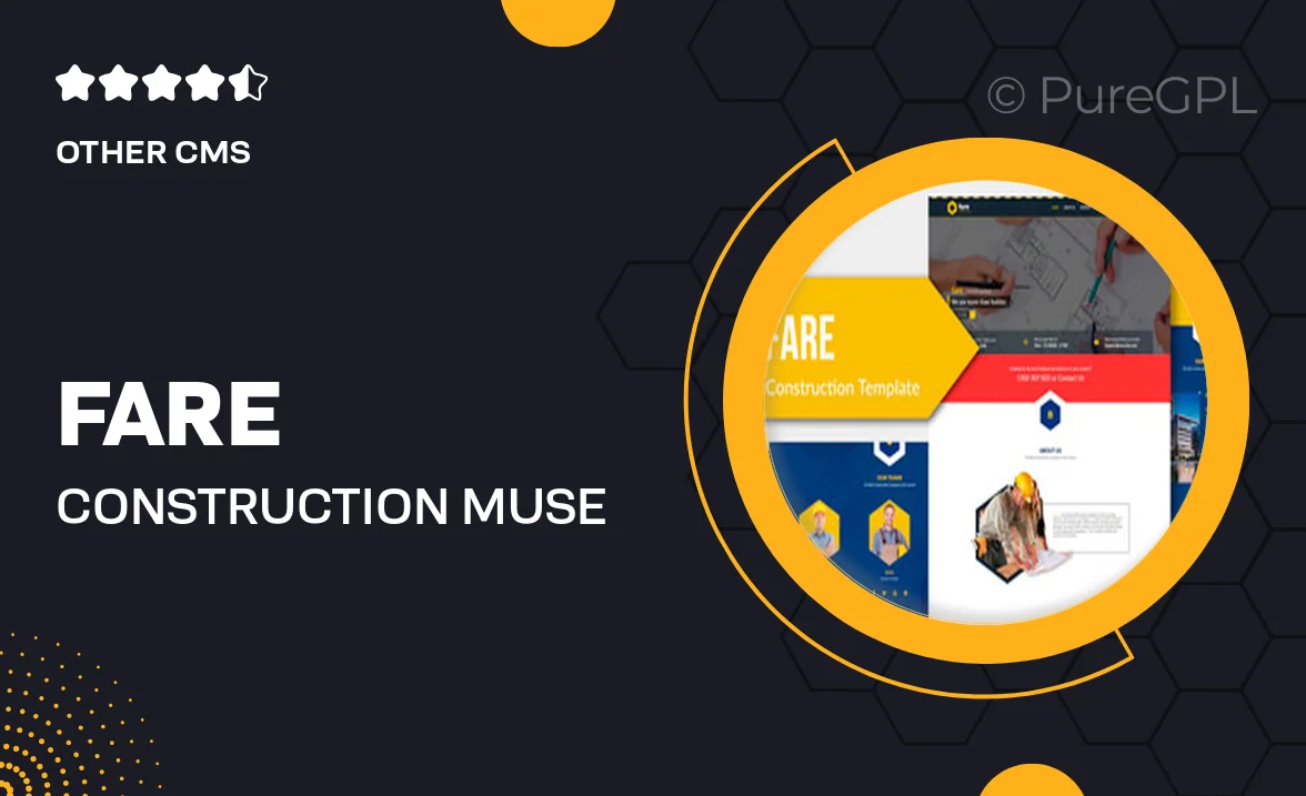 Fare – Construction Muse Template RS