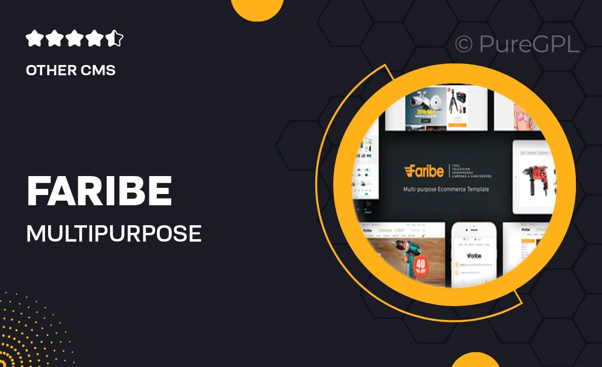 Faribe – Multi-Purpose OpenCart 3 Theme