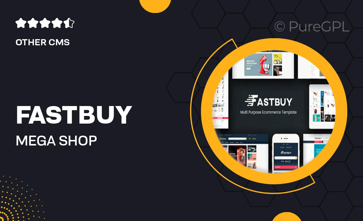 FastBuy – Mega Shop Responsive OpenCart 3 Theme