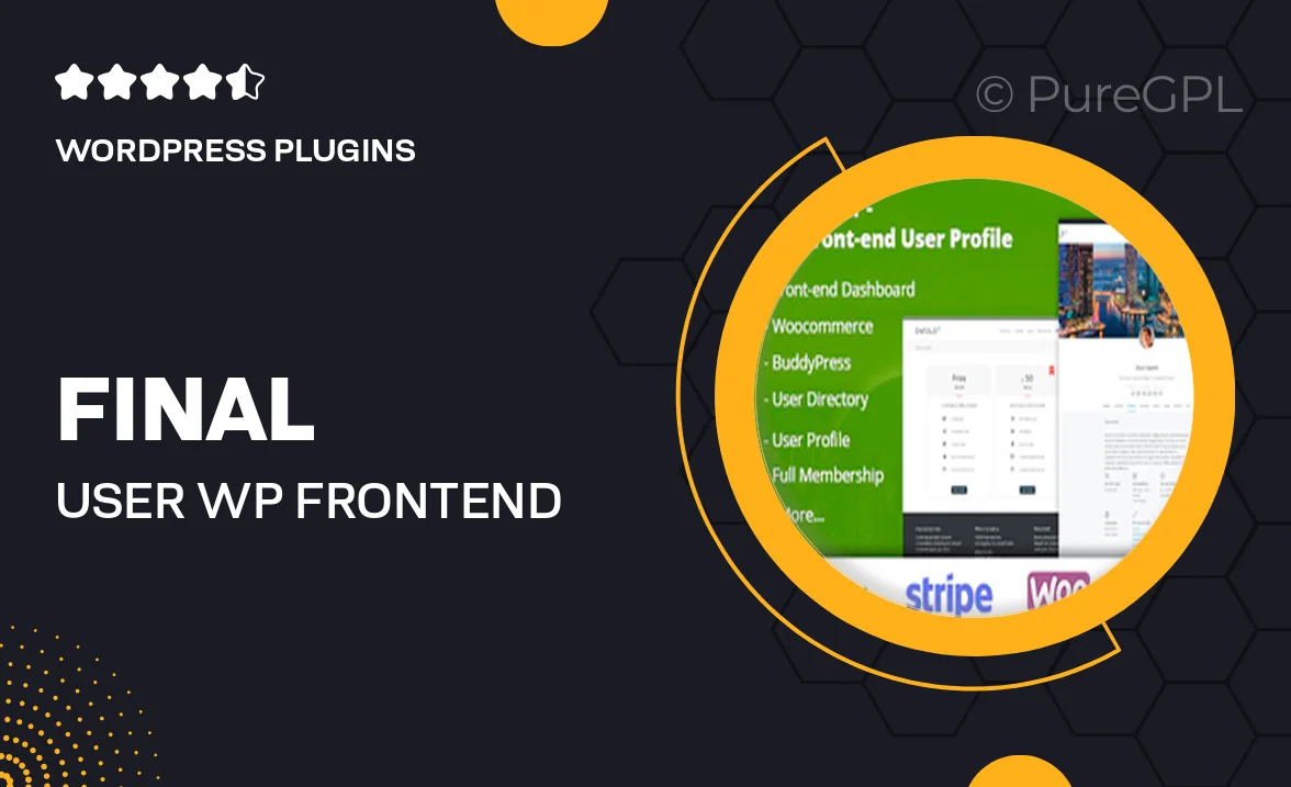 Final User – WP Front-end User Profiles