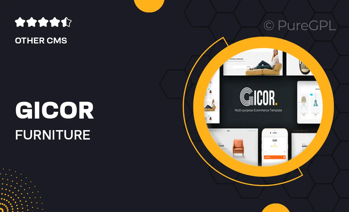 Gicor – Furniture Responsive Prestashop Theme