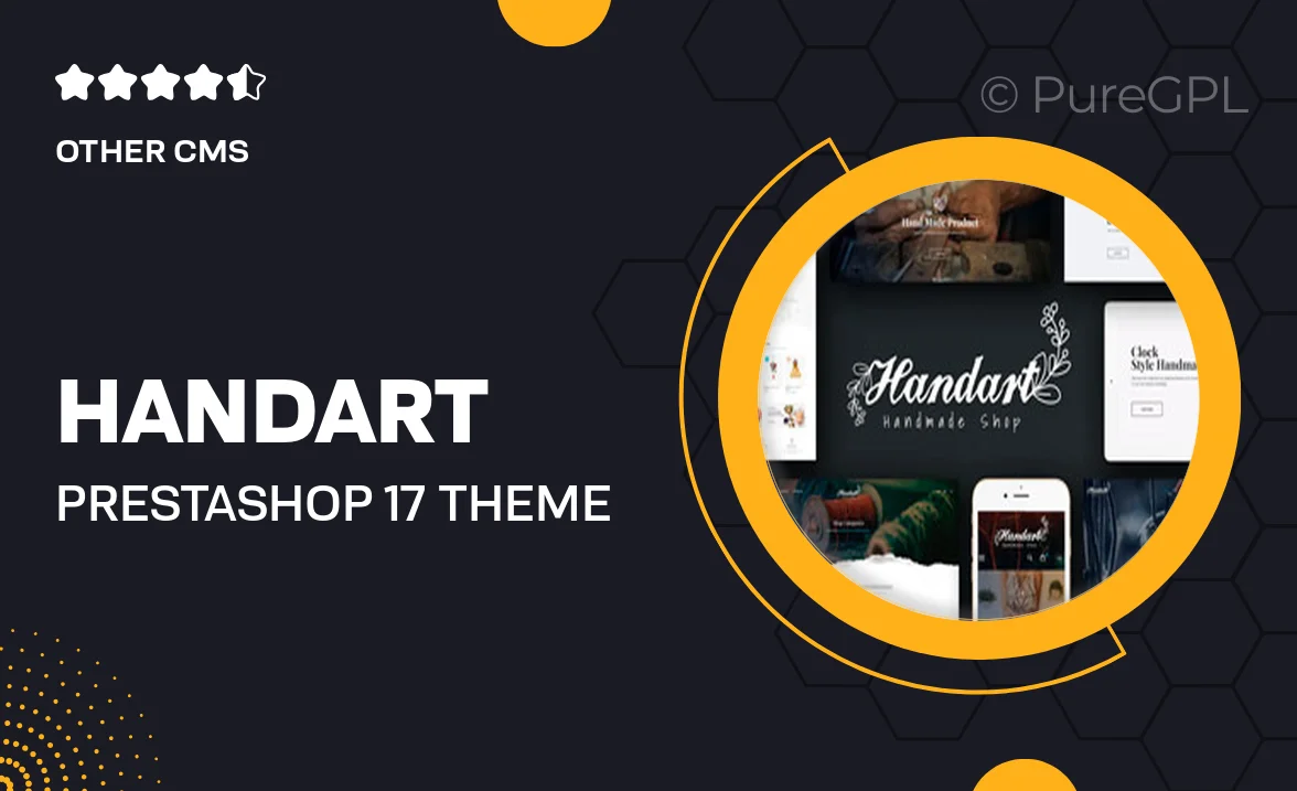 HandArt – Prestashop 1.7 Theme For Handmade Artist