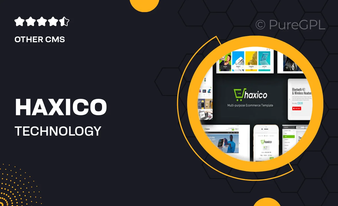 Haxico – Technology Responsive Prestashop Theme