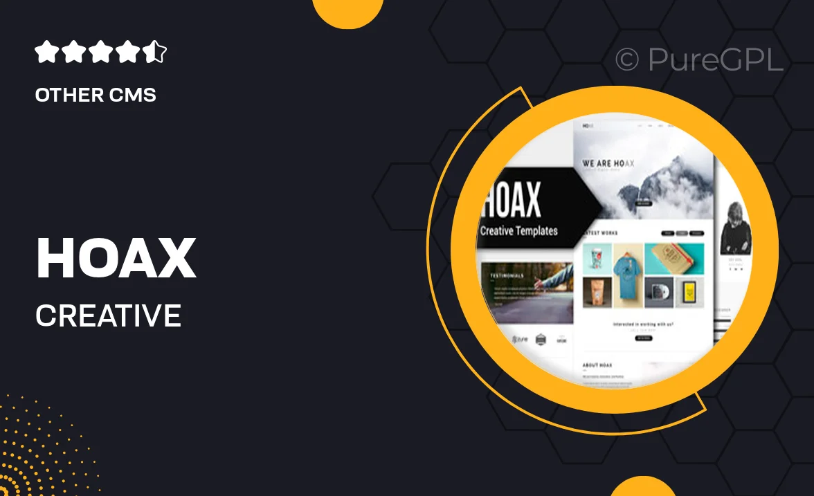 Hoax – Creative Multipurpose Muse Templates YR