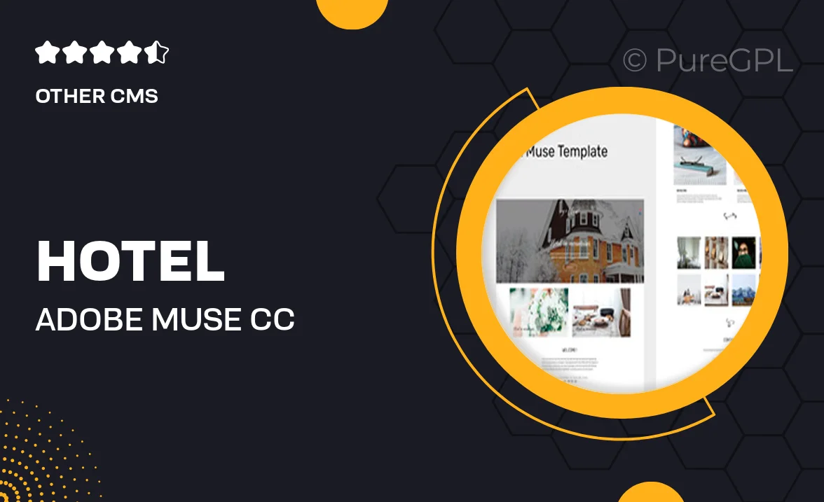 Hotel – Adobe Muse CC Responsive Template