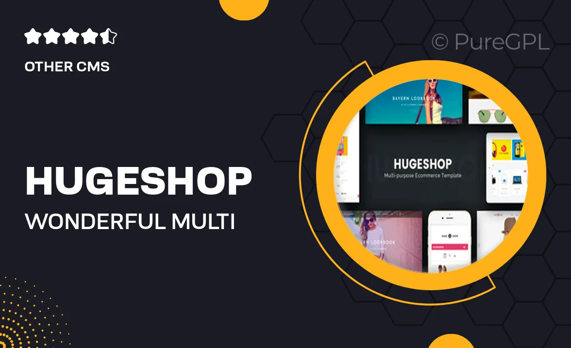 HugeShop – Wonderful Multi Concept Prestashop