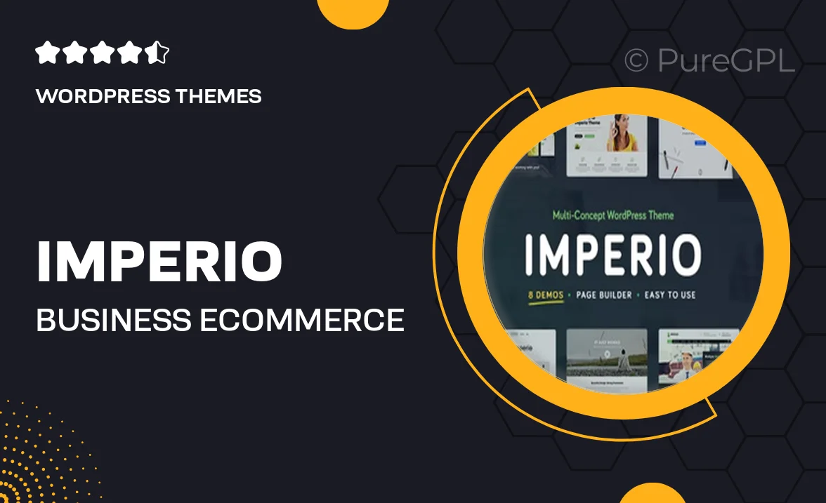 Imperio – Business, E-Commerce, Portfolio & Photography WordPress Theme