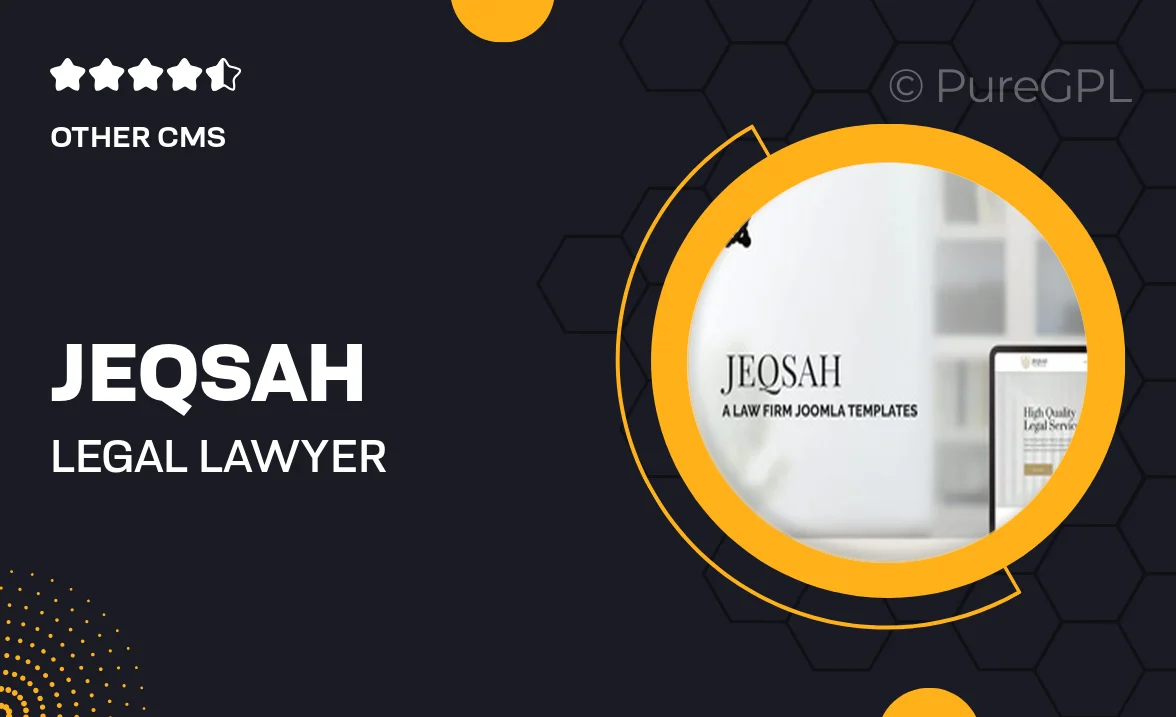 Jeqsah – Legal Lawyer & Attorney Joomla 5 Templates