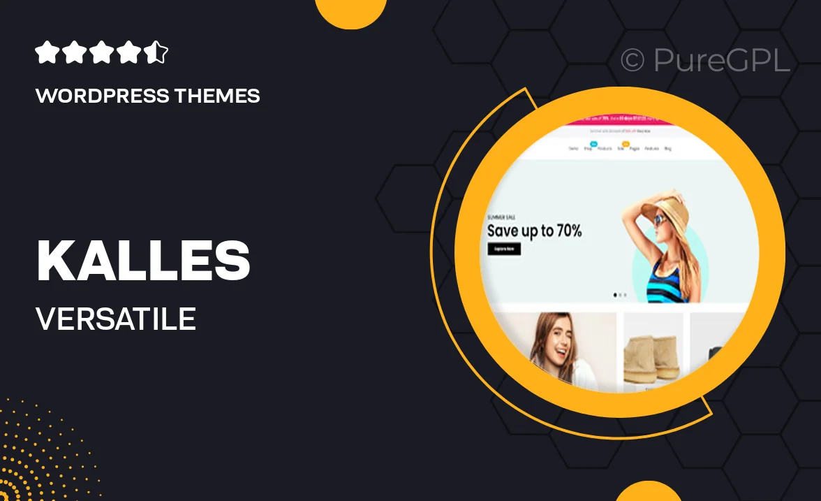 Kalles – Versatile WooCommerce Theme