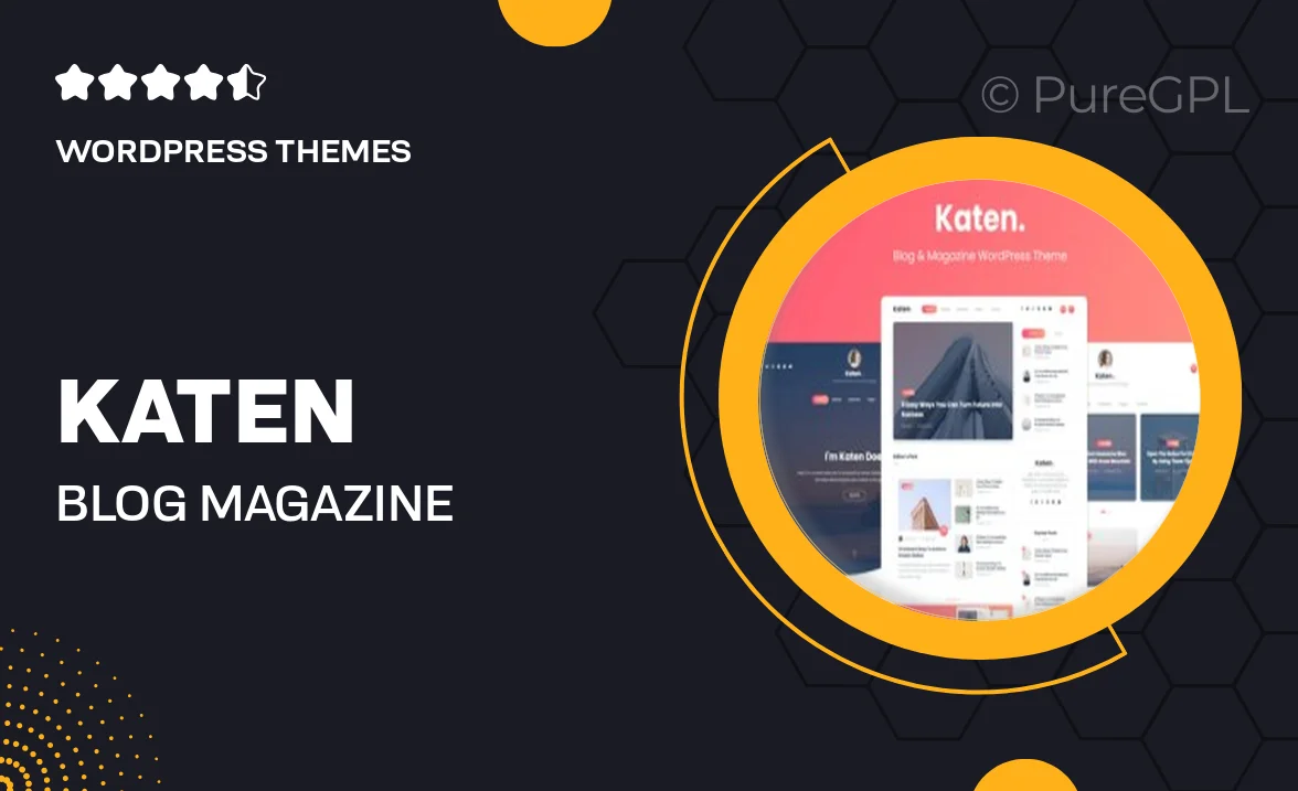 Katen – Blog & Magazine WordPress Theme