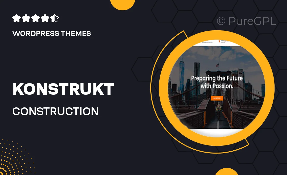 Konstrukt – Construction Landing Page