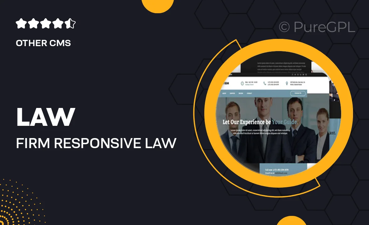 Law Firm – Responsive Law Muse Template