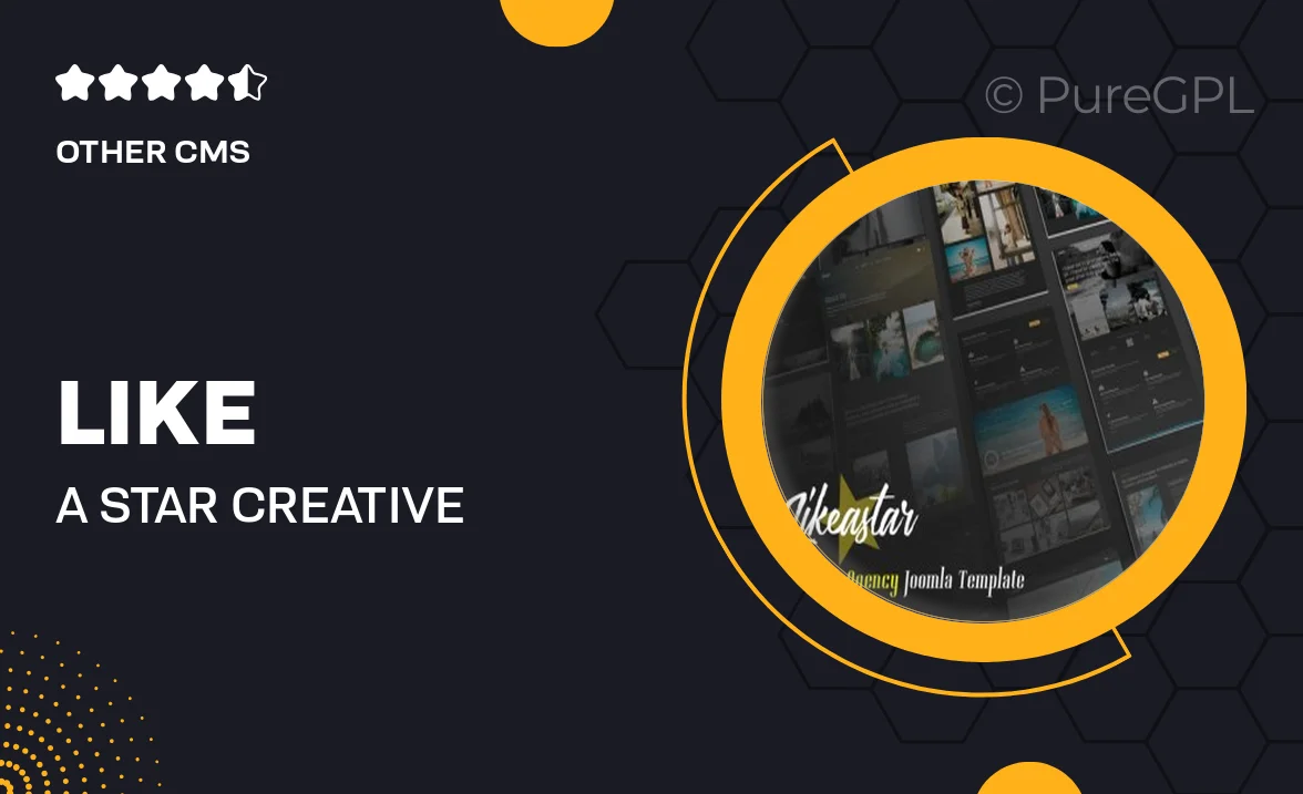 Like a Star – Creative Agency Joomla Template