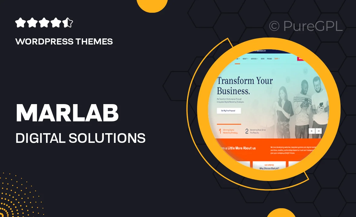 MarLab – Digital Solutions WordPress Theme