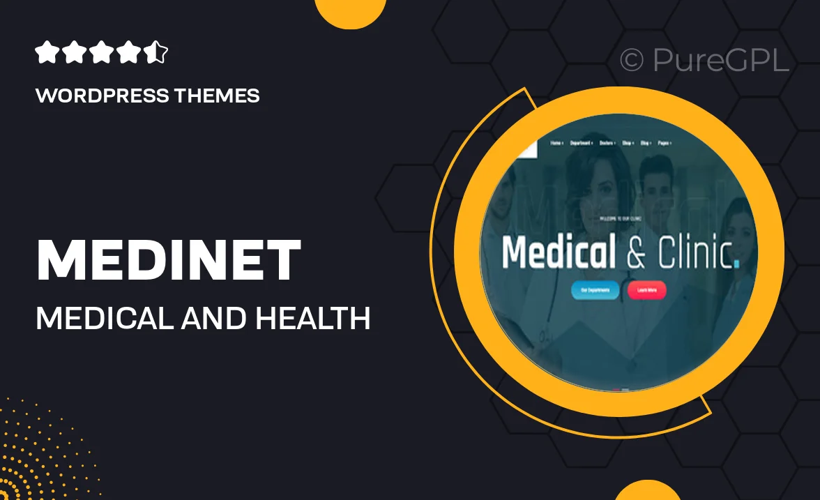 Medinet – Medical and Health WordPress Theme +RTL