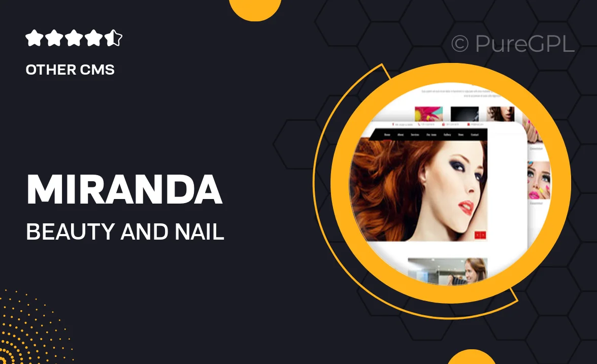 Miranda – Beauty and Nail Salon Muse Template