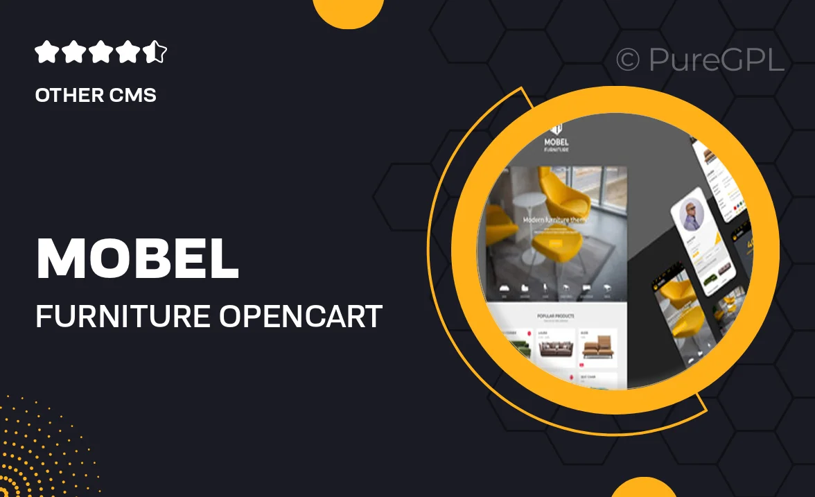 Mobel – Furniture OpenCart Theme