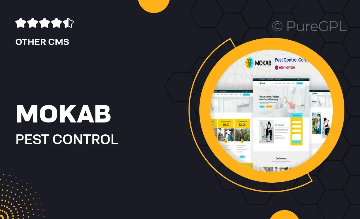 Mokab – Pest Control Services Elementor Pro Template Kit