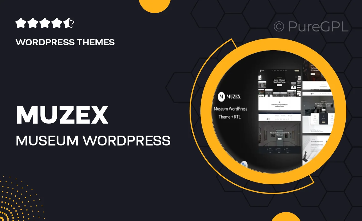 Muzex – Museum WordPress Theme + RTL