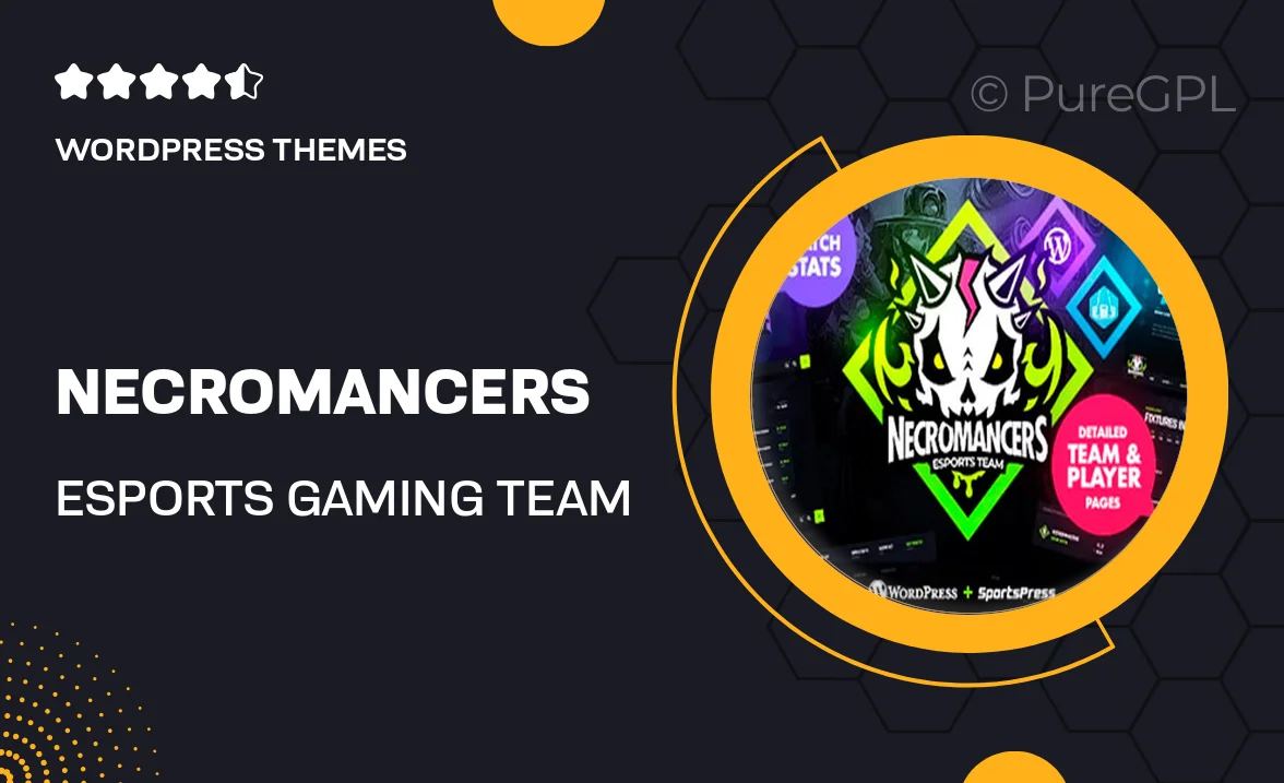 Necromancers – eSports & Gaming Team WordPress Theme