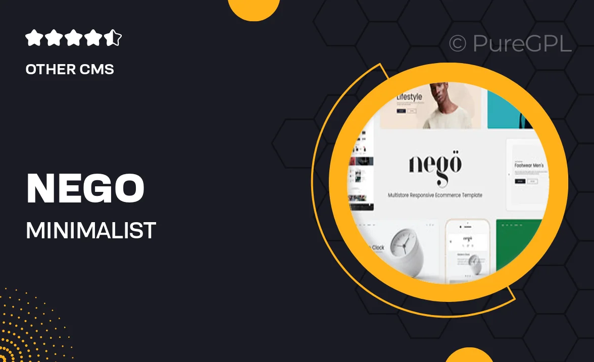 Nego – Minimalist Responsive OpenCart 3 Theme