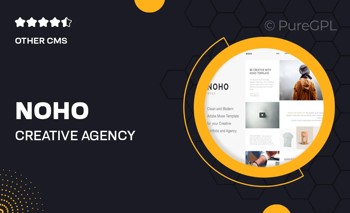 NOHO – Creative Agency Portfolio Muse Template