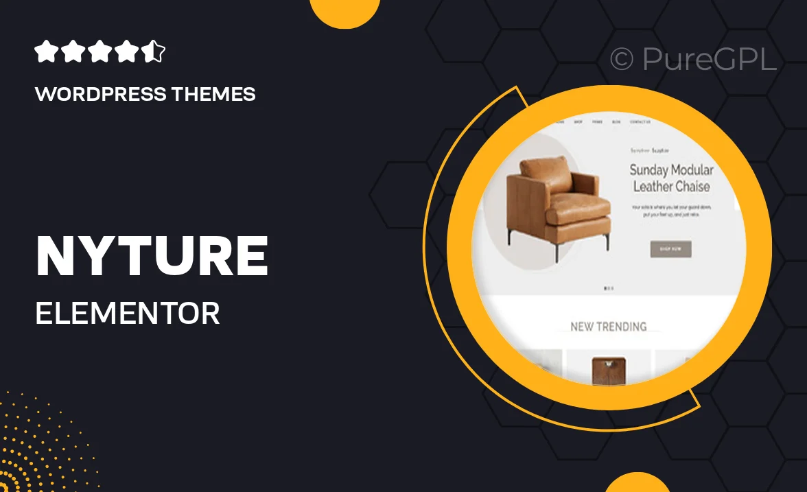 Nyture – Elementor WooCommerce Theme