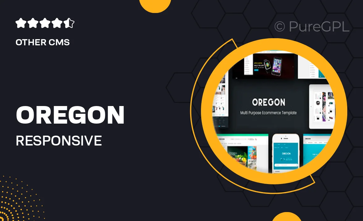 Oregon – Responsive Prestashop Theme