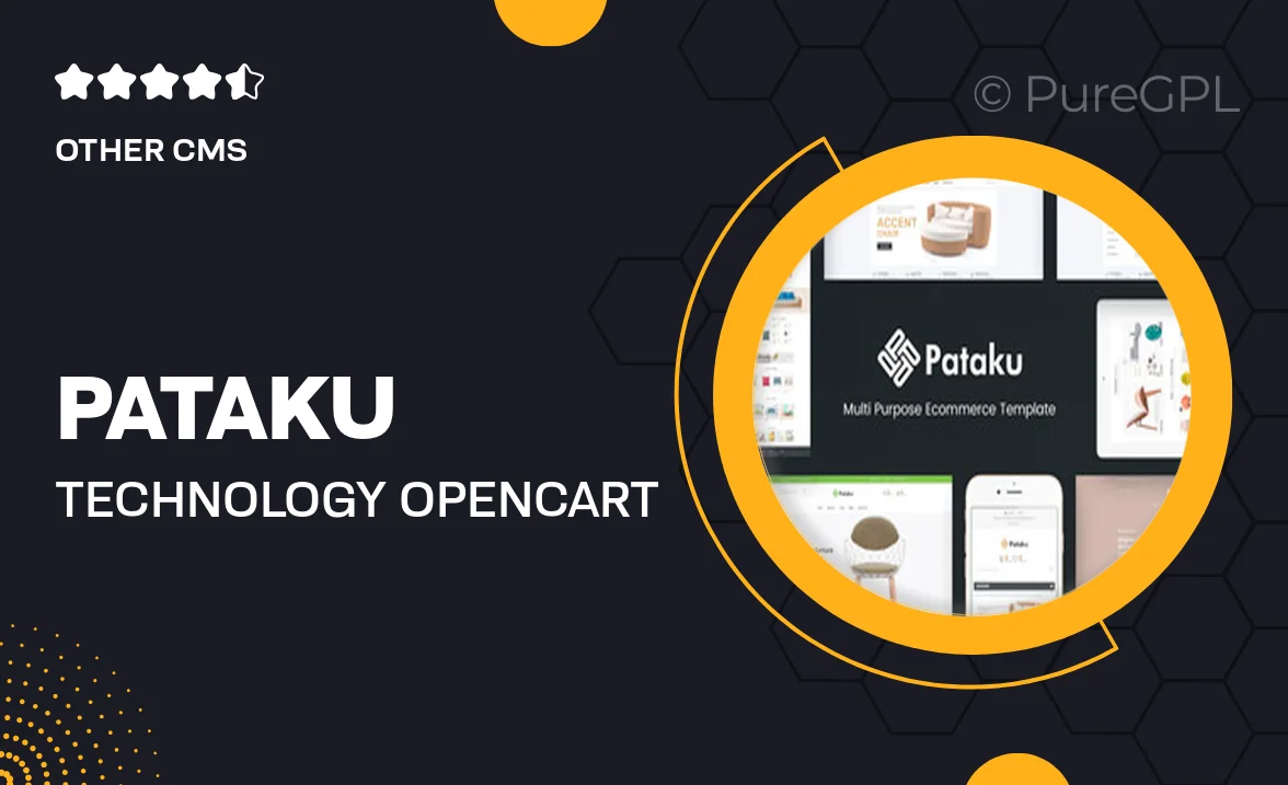 Pataku – Technology OpenCart Theme