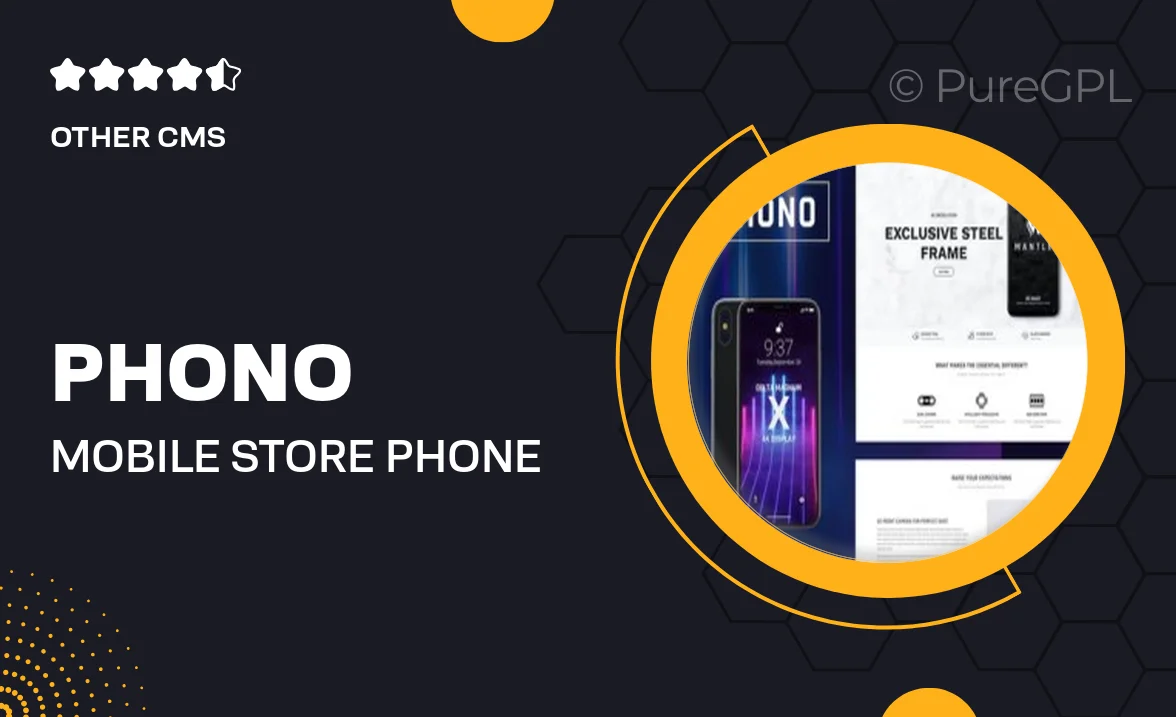 Phono | Mobile Store, Phone Shopify Shop