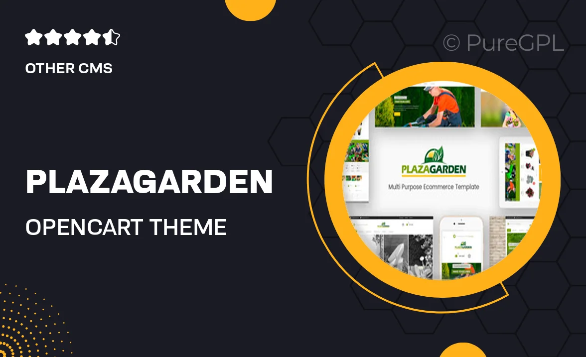 PlazaGarden – OpenCart Theme