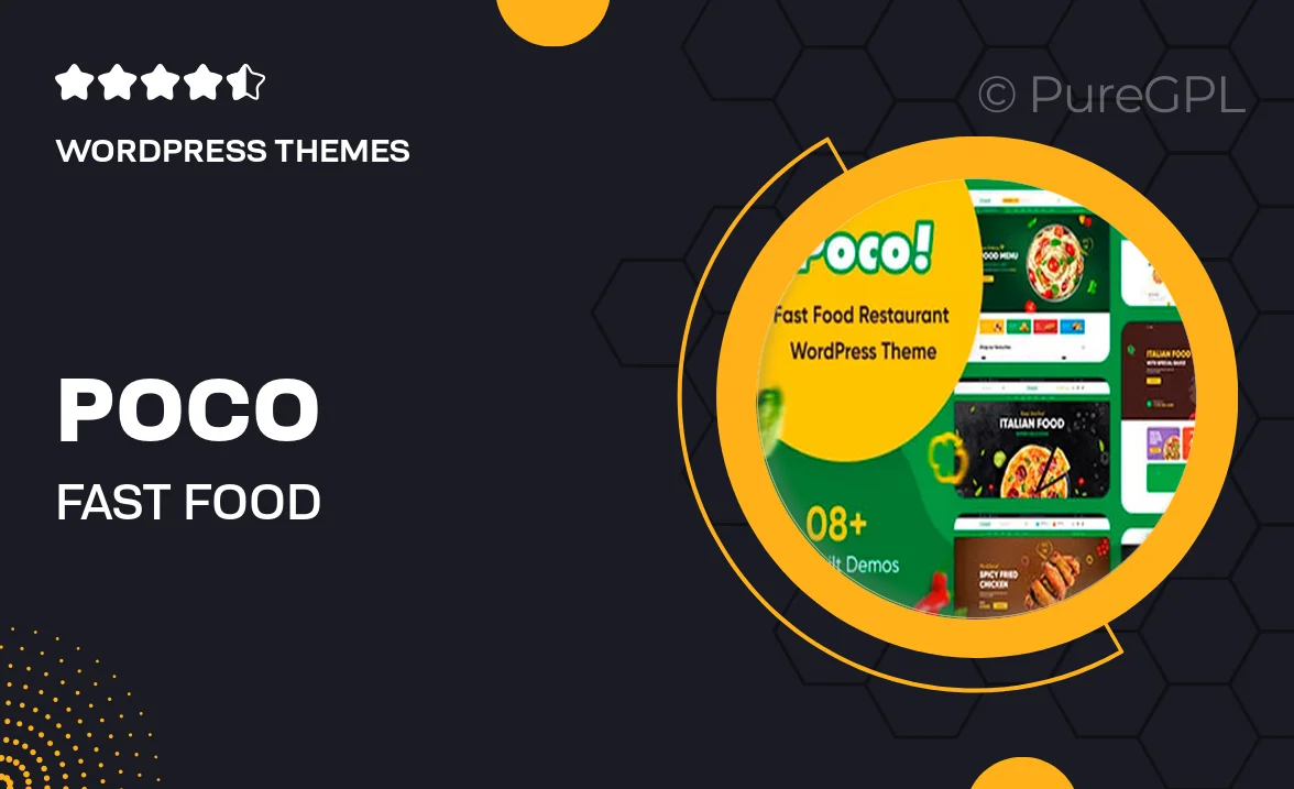 Poco – Fast Food Restaurant WordPress Theme