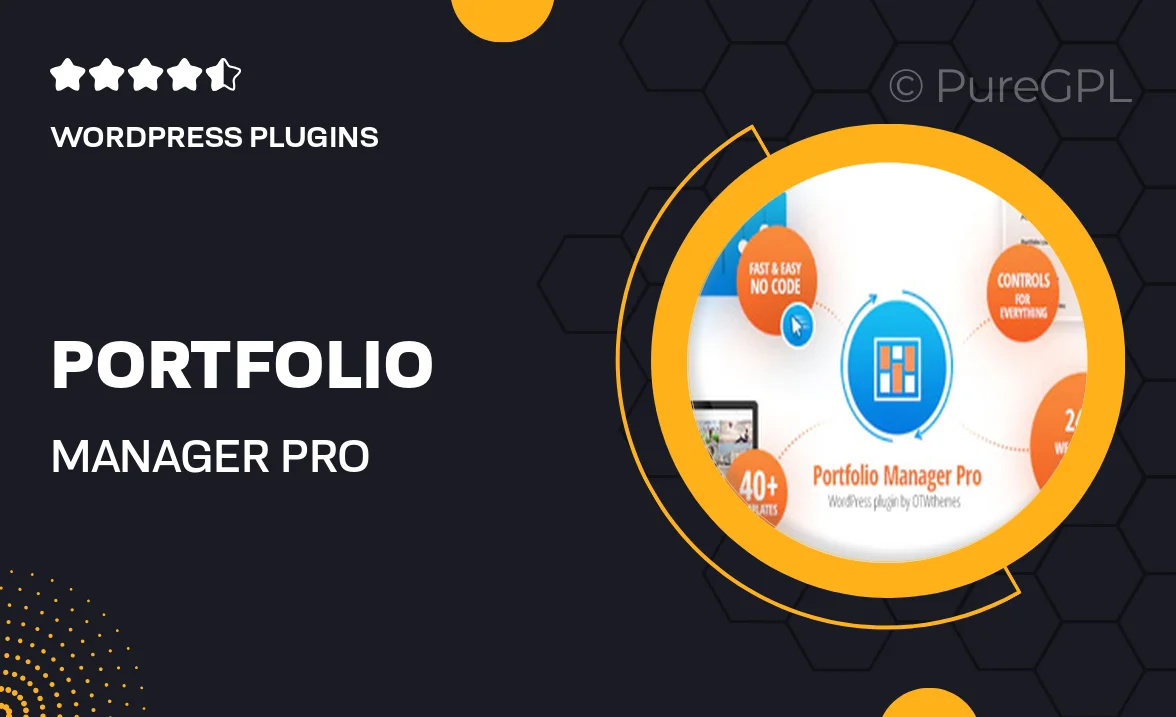 Portfolio Manager Pro – WordPress Responsive Portfolio & Gallery