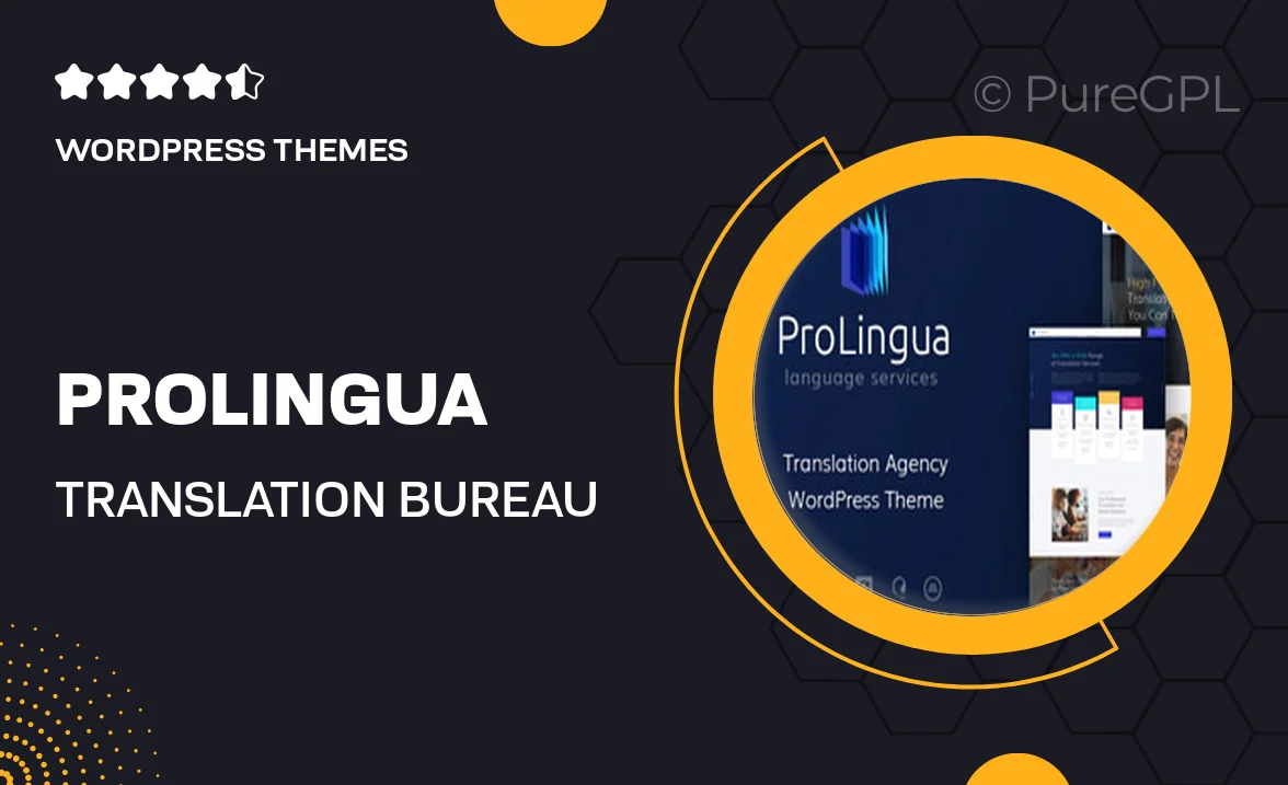 ProLingua | Translation Bureau & Interpreting Services WordPress Theme