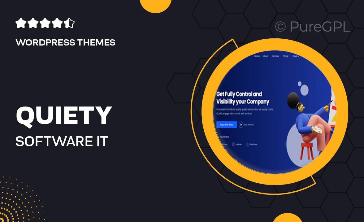 Quiety – Software & IT Solutions WordPress Theme