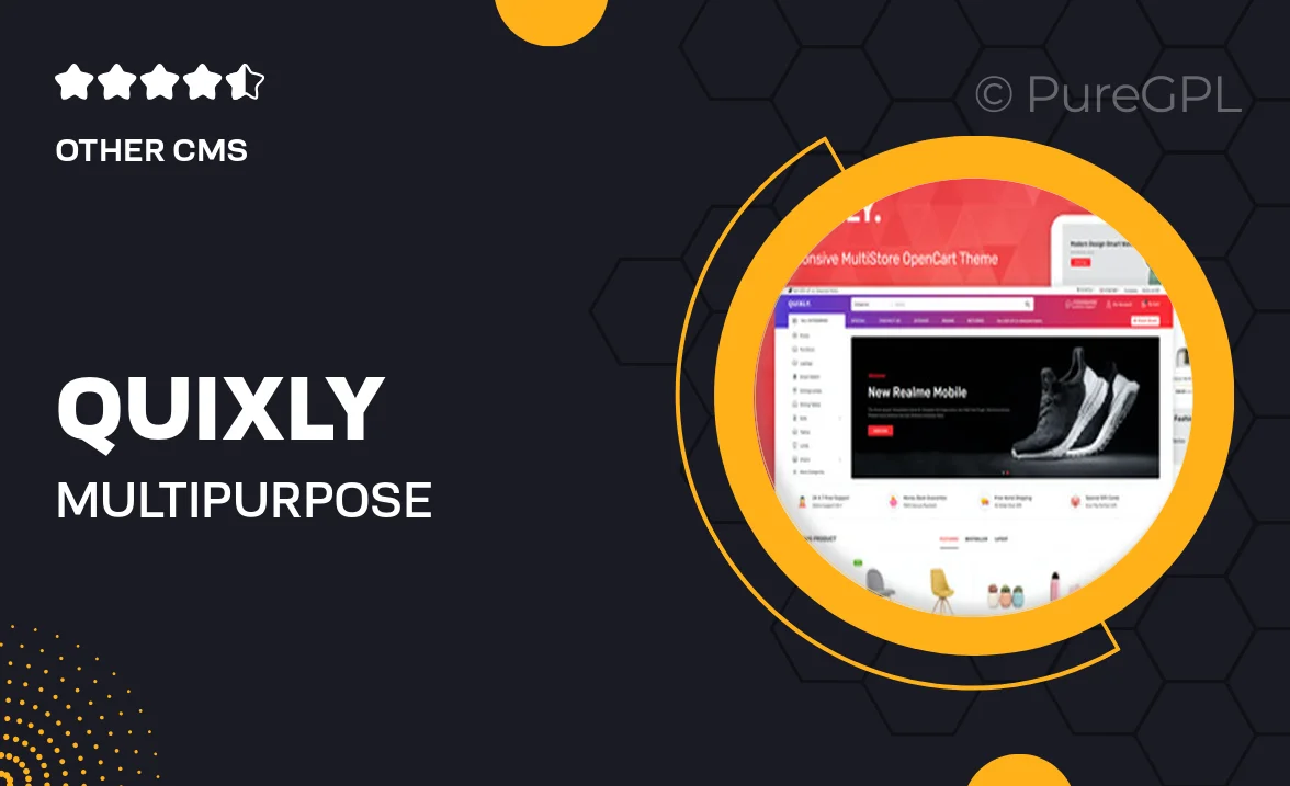 Quixly – Multipurpose Opencart Responsive theme