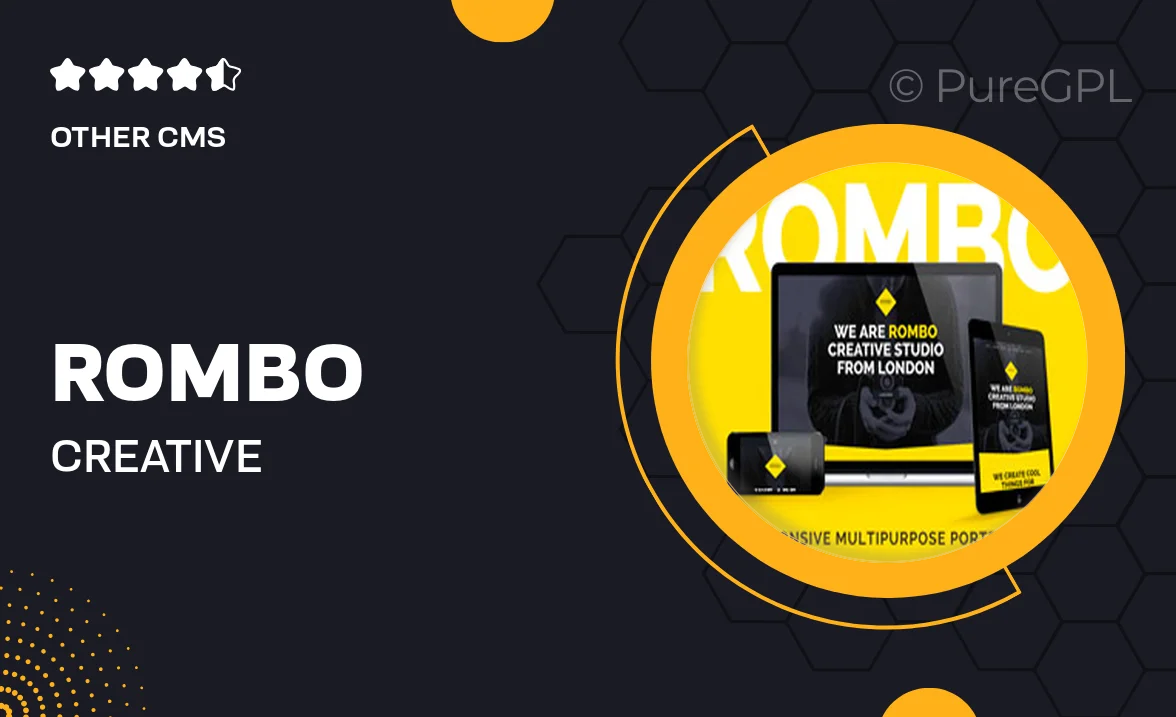 Rombo – Creative Multipurpose Muse Portfolio Template